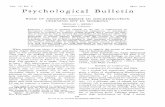 VOL. 1972 Psychological Bulletin - Northwestern .VOL. 77, No. 5 MAY 1972 Psychological Bulletin ...