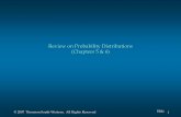 Review on Probability Distributions (Chapters 5 & 6)slrace/aa591/CHapter 5and6_LectureNotes.pdf · Review on Probability Distributions (Chapters 5 & 6) ... Discrete Probability Distributions