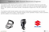 Optimus 360 Suzuki Electronic Engines - SeaStar Solutions · Page 1 Optimus 360–Suzuki Electronic Engines The Optimus 360 vessel control system readily communicates with the Suzuki