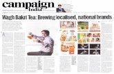 Bakri Page16 16 india VolVI Issue 10 2013 wagil Tea. Parag Desai, executive director - marketing and sales, Wagh Bakri, tells Gokul Krishnamoorthy more about the company's national