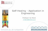 Self-Healing - Application in Engineering · HIPOCRATES: Self-healing polymers for concepts on self-repaired aeronautical composites (36 months: Nov 2013 - Oct 2016) Professor Ian
