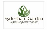 Garden Session, a commissioned service - Sustain growing for health – commissioned projects Case study – therapeutic –Tom Gallagher, Director, Sydenham Garden Powerpoint notes