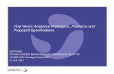Viral Vector Analytical Paradigms, Platforms and …€¢ Infectivity = Report Results (IU/mL) • Particle:Infectivity ratio = < X vg/IU* *P: ... 5.6e5 pg per mL / 0.07519 pg genomic