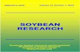 SOYBEAN RESEARCH · Editor (Crop Protection) : Dr. H. C. Phatak, Visiting Professor (Plant Pathology), DAVV, Indore Editor (Processing) : Dr. A. P. Gandhi, Principal Scientist, CIAE,