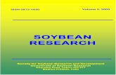 SOYBEAN RESEARCH · Editor (Crop Protection) : Dr. H. C. Phatak, ... Quality Characteristics of Beverage Prepared from Milk-Soy Extract ... Total 37,045 489 19 (3.88) 52 (10.63 ...