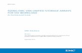 Sizing EMC VNX Unified Storage Arrays for VDI Workload · SIZING EMC VNX UNIFIED STORAGE ARRAYS FOR VDI WORKLOAD ... Scope ... MCS is a provisioning mechanism introduced in XenDesktop