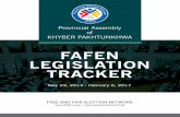FAFEN LEGISLATION TRACKERfafen.org/wp-content/uploads/2017/02/KP-Legislative-Tracker-2017.pdf · TEVTA Technical Education and Vocational Traning Authority ... any legislation. However,