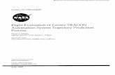 Flight Evaluation of Center-TRACON Automation System ... · Flight Evaluation of Center-TRACON Automation System Trajectory Prediction ... Air Route Traffic Control Center ... CTAS