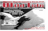 Winter Backcountry Gear P.17 Wild Isle · The Islands' Adventure Magazine Canadian Outdoor Leadership Training an outdoor career awaits - p.10. North Island Kayak Rentals & Tours