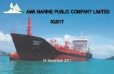 20 November 2017 - AMA MARINE PUBLIC COMPANY .Crude Gas Clean Products Chemical Tanker â€¢Tankers