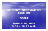 STUDENT INFORMATION SESSION PP 2008 - YRDSBschools.yrdsb.ca/markville.ss/mm/literacy/literacy_stu_info2008.pdf · Introduction • Students in grade 10 must attempt the Ontario Secondary