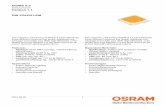 DURIS S 5 Datasheet Version 1.1 GW PSLR31 Sheets/Osram PDFs/GW...2015-09-02 1 2015-09-02 DURIS S 5 Datasheet Version 1.1 GW PSLR31.EM The compact, mid-power DURIS S 5 LED addresses