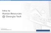 Intro to Human Resources @ Georgia Tech - Index Page · Intro to Human Resources @ Georgia Tech ... Introduction to Human Resources Careers & Talent Acquisition ... as liaison and
