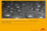 Cement additives based on PCE - Sika Iran · Cement additives based on PCE ... grindability and strength development of the cement for this purpose [3]. Greater clinker substitute