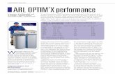 LABORATORY ANALYSIS ARL OPTIM’X performancespekom.pl/media/broszury/XR-AR41303-ARL-OPTIM'X-performance-i… · I ARL OPTIM’X performance ... and concentration ranges in samples