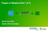 puppet On Windows (part 1 Of ?) - Meetupfiles.meetup.com/7364292/Puppet_Meetup-Puppet_on_Windows_24-… · Why use Puppet on Windows? Is Puppet better than SCCM and/or GPO? Infrastructure