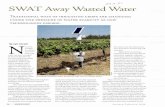 SWAT Away Wasted Water - InfoHouseinfohouse.p2ric.org/ref/44/43281.pdf · SWAT Away Wasted Water ... There are two types of smart water ... water below the might improve crop quality,
