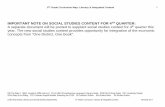 IMPORTANT NOTE ON SOCIAL STUDIES CONTENT … Grade Q 4.pdf · 2018-03-28 · letter-sound correspondences, syllabication patterns, ... informal, discover, unwise, mislaid, disgrace