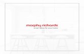 BREAKFAST - Morphy Richards Brochure... · Today we continue to lead the market through our ... dryers and refrigerators. ... The effect is lower power consumption