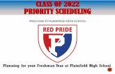 CLASS OF 2022 PRIORITY SCHEDULING · CLASS OF 2022 PRIORITY SCHEDULING . ... •PE –2 credits •Health –1 credit ... PE I and PE II prior to entering 9th grade; Students can