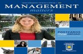 Faculty of Management - University of Lethbridge 2005.pdf · POSTCARDS FROM ABROAD: special feature on international alumni matters MANAGEMENT Faculty of Management • University