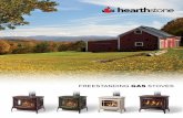 freestanding GAS stoves - Bournes Energy · 2 | HeartHstone freestanding gas stoves Hearthstone Gas Products Quality, Comfort & Convenience Convenience: all of Hearthstone's gas products