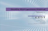 Quality Management Manual - epm-inc.com€¦ · Quality Management Manual Revision 19. QUALITY ... 3.3 Software Quality Assurance Plan X ... U.S. Nuclear Regulatory Commission, Regulatory