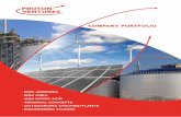 COMPANY PORTFOLIO - Empowering storage solutions · Proton Ventures designed a 10.000 ton refrigerated ammonia storage tank including auxiliary equipment for Agropolychim. ... Company