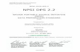 NPSI DPS 2 - Defense Technical Information Center · NAVAIR Portable Source Initiative Data Preparation Standard \\UNCLASSIFIED\\ NPSI-1019-002.2 NPSI DPS 2.2 . NAVAIR PORTABLE SOURCE