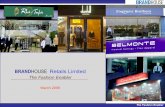 Brandhouse Retails Limi .Retails Ltd. Global Luxury brands (dunhill & Escada) choose BHRL as their