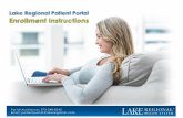 Lake Regional Health Systems · Portal Assistance: 573-348-8245 Email: patientportal@lakeregional.com . Logon Credentials Page Keep this information in a secure place where you can