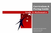 Curriculum & Grade 4: Mathematics Pacing Guide City Public Schools’ Instructional Plan of Action . ... links to model lesson plans links to ... Teachers should assure that the use