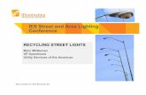 IES Street and Area Lighting Conference · IES Street and Area Lighting Conference. SALC ... How to select a recycling partner for street light recycling ... Tues 915am-M Mittelman-IES