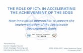 The Role of ICTs in Accelerating the achievement of the …unctad.org/meetings/en/Presentation/cstd2016_p06_DoreenBogdan_ITU... · THE ROLE OF ICTs IN ACCELERATING THE ACHIEVEMENT