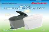 SB 230 Standard Features Sanitary Bin With Pedal - Malstar · cover and pedal made of ABS plastic. ... Hygienic Appliances. Sanitary Bins SB 230 Sanitary Bin With Pedal Lot 5, Jalan