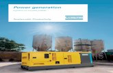 Power generation - Atlas Copco · Power generation A guide to our complete portfolio. Welcome to our latest edition One word best describes our power portfolio: choice!