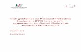Irish guidelines on Personal Protective Equipment (PPE) … · Irish guidelines on Personal Protective Equipment ... For all settings (primary, pre -hospital care and acute hospitals),