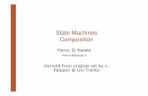 State Machines Composition - ReTiS Labretis.sssup.it/~marco/files/lesson6-state_machines_connections.pdf · State Machines Composition Marco Di Natale marco@sssup.it. Synchrony ...