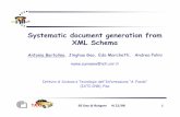 Systematic document generation from XML Schemamcgrew/Ryder/SEDay2008/Berolino/slides.pdf · Systematic document generation from XML Schema ... Manages a database for occurrences and