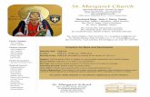 St. Margaret Church · Cold and Flu Season: ... you will be able to do so through our in-pew solicitation which will ... Our newly ordained priests will offer a Lenten reflection