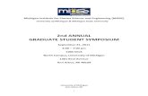 2nd Graduate Symposium Brochure v03 - University …mipse.umich.edu/.../2nd_Graduate_Symposium_Brochure_v03.pdf4 Poster Session II 2‐01 Andrew Baczewski, Michigan State University