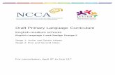 Draft Primary Language Curriculum - NCCA · Draft Primary Language Curriculum English-medium schools ... Link Introduction to language curriculum specification to video of “what’s