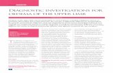 Diagnostic investigations for oedema of the upper limb€¦ · Duplex scanning (colour Doppler sonovenography) The vascular consultant referred the patient for Duplex scanning (colour