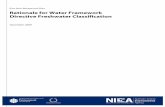 Rationale for Water Framework Directive Freshwater ... · Rationale for Water Framework Directive Freshwater Classification December 2009 . 1 Contents Page ... Hydromorphology 15