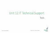 Unit 12 IT Technical Support - Andrew Blundell · Unit 12 IT Technical Support Tools ... Collision light (activity) ... PowerPoint Presentation Author: therealblund@gmail.com