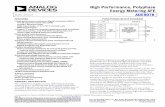 High Performance, Polyphase Energy Metering AFE … Performance, Polyphase Energy Metering AFE Data Sheet ADE9078 Rev. 0 Document Feedback Information furnished by Analog Devices is