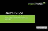 User’s Guide - Amped Wireless · User Access Control ... connector. Compatible with all antennas with RP-SMA ... SR600EX USER’S GUIDE 14 Welcome to the Smart Setup Wizard