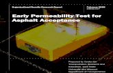Early Permeability Test for Asphalt Acceptance - Missourilibrary.modot.mo.gov/RDT/reports/Ri07053/or09017.pdf · Early Permeability Test for Asphalt ... Early Permeability Test for