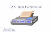 FAX Image Compression - Haifacs.haifa.ac.il/~nimrod/Compression/Image/I1fax2009.pdf · MODIFIED HUFFMAN METHOD (MHM)– Unidimensional coding method based on the coding of the lenght