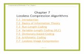 Chapter 7 Lossless Compression Algorithms - …eecs.csuohio.edu/~sschung/cis611/Chapter7_SC_Notes.pdf · Chapter 7 Lossless Compression Algorithms 7.1 Introduction 7.2 Basics of Information
